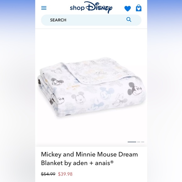 Disney Bedding Mickey And Minnie Mouse Dream Blanket Aden And Anais